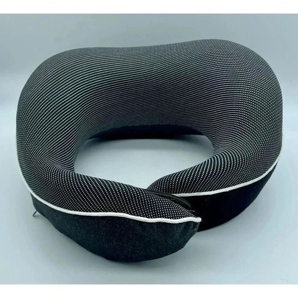Travel Neck Pillow Chin Support‎ Pillow Adjustable 100% Pure Memory Foam - Picture 1 of 12